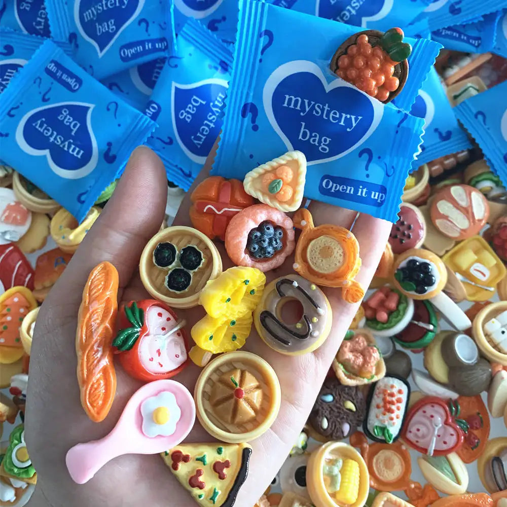 Miniature Simulated Food Blind Bags – Tiny Collectibles for Dollhouse Decor