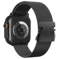 Stainless Steel Milanese Loop – Metal Band for Apple Watch Series 1-10 Ultra