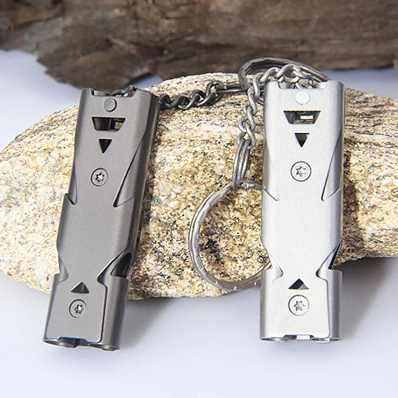 Emergency Survival Whistle – 180dB Aluminum Alloy for Outdoor Camping