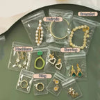 Transparent PVC Zip Jewelry Pouches – Anti-Oxidation Bags for Storage
