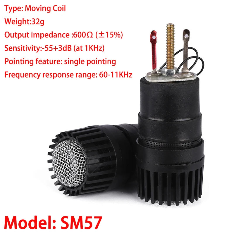 Dynamic Microphone Capsule – Professional Replacement for Shure Wired Mics