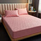 Quilted Waterproof Mattress Protector – Fitted Sheet for Bedding Protection