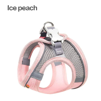 Reflective Breathable Dog Harness Vest – Adjustable for Outdoor Walking