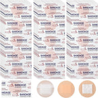 Waterproof Adhesive Bandages – Antibacterial Wound Plasters for First Aid Kits