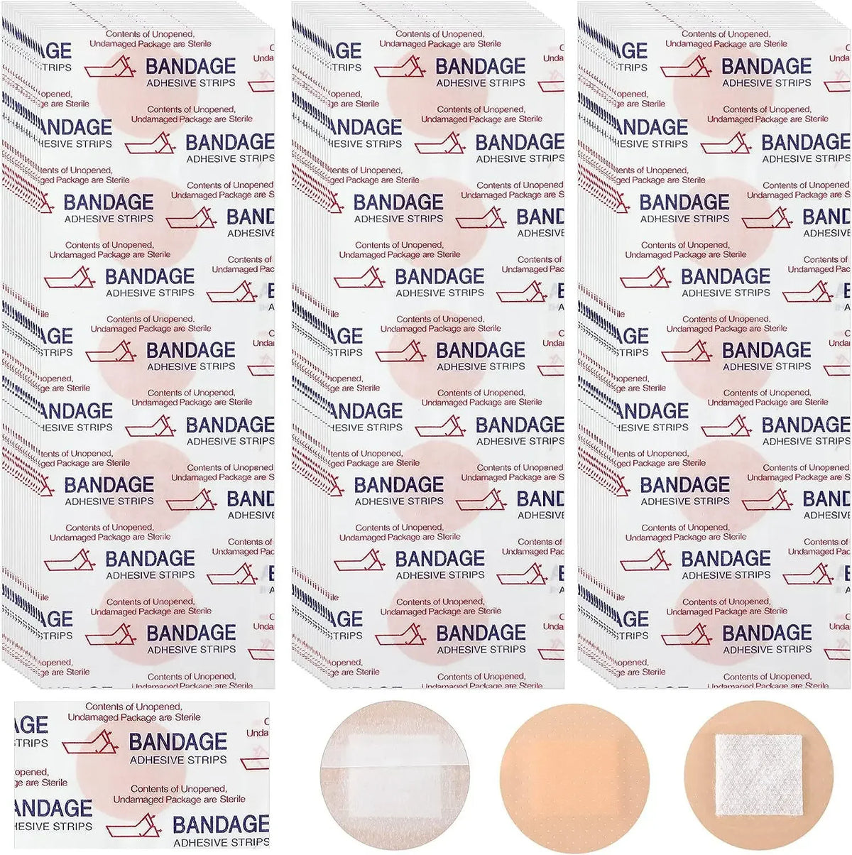 Waterproof Adhesive Bandages – Antibacterial Wound Plasters for First Aid Kits