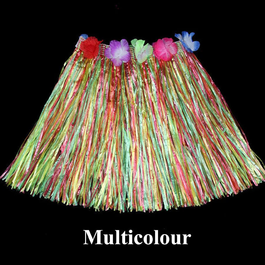 Hawaiian Hula Grass Skirt – Tropical Costume for Beach Parties and Luaus