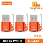 USB to USB-C Adapter – Fast Charging OTG Converter for Smartphones and Laptops