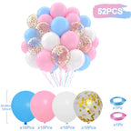 Metallic Pearl and Confetti Balloons – Decorative Latex Set for Party Events