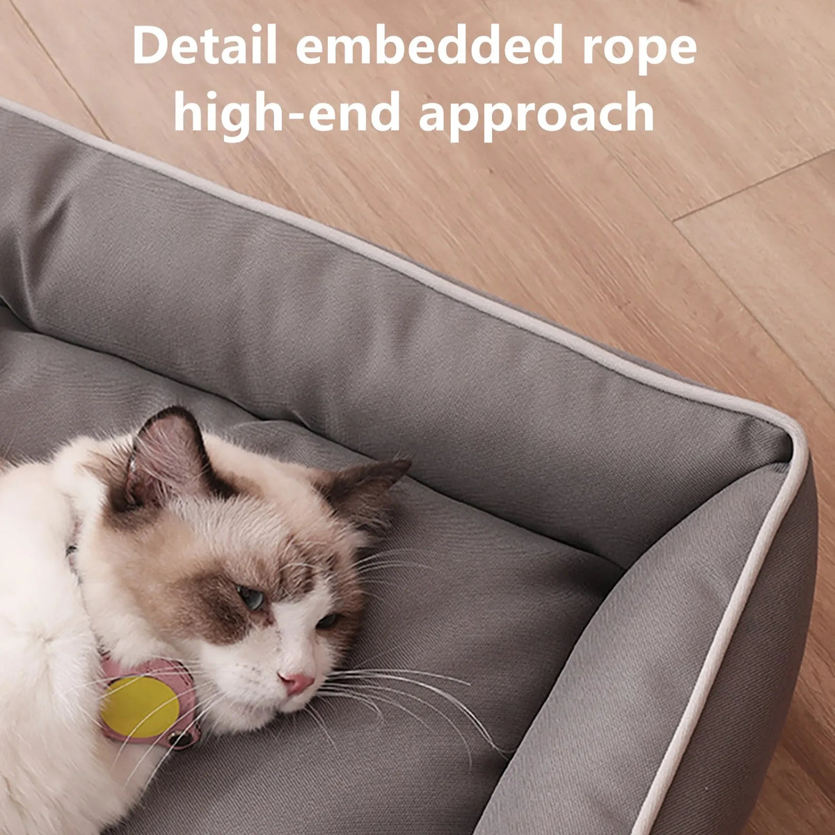 Waterproof Oxford Dog Bed – Thickened PP Cotton Mat for All Seasons