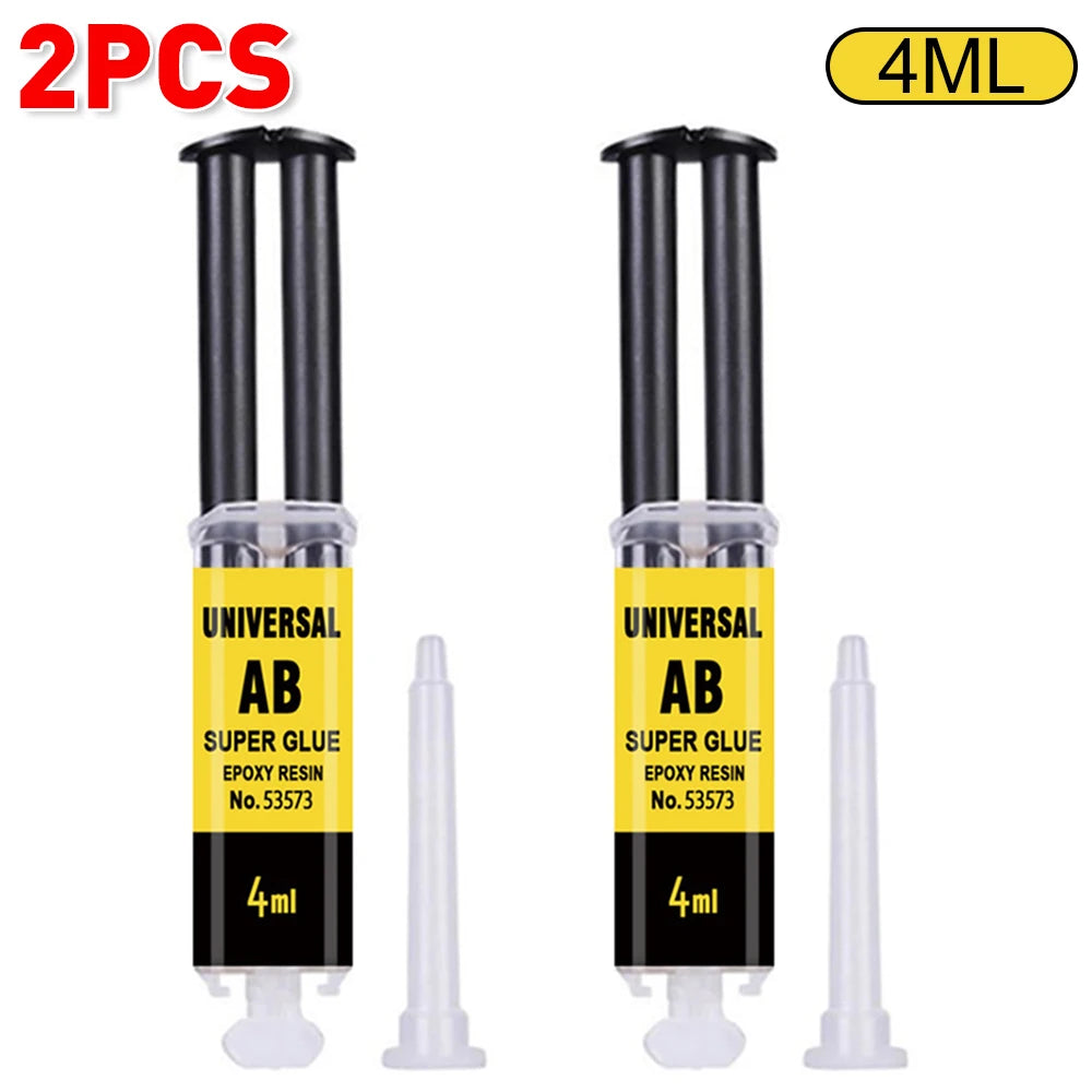 Epoxy Resin AB Glue – Waterproof Fast Setting Adhesive for Wood Metal Repair