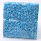 Mini Foam Rose Flower Heads – 2cm Craft Embellishments for Wedding Decor