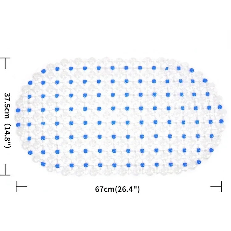 PVC Anti-slip Bath Mat – Massage Shower Pad for Bathroom Safety