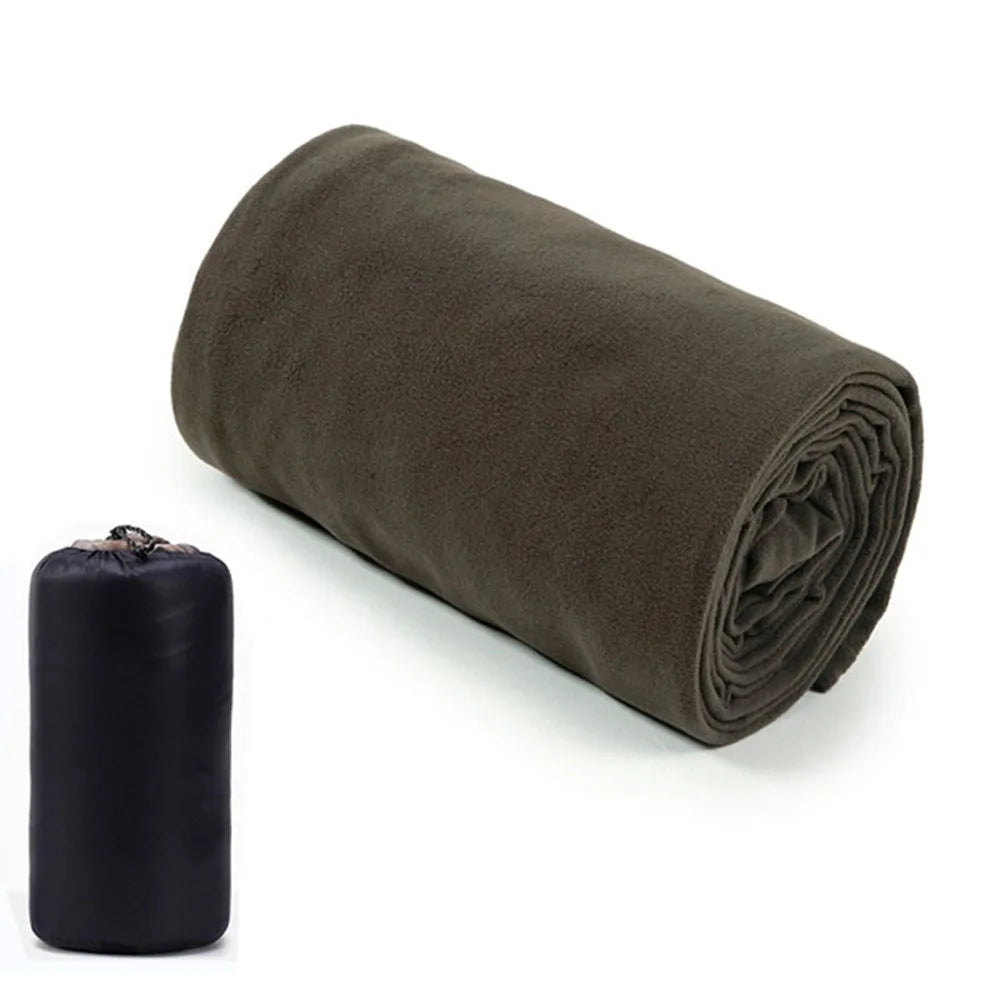 Fleece Sleeping Bag – 180x80cm Thermal Liner for Outdoor Camping and Travel