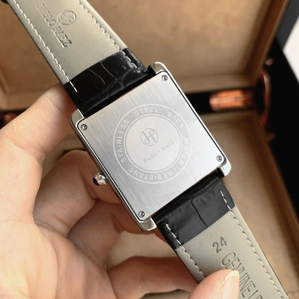 Quartz Men Watch – Retro Leather Calendar Wristwatch for Business Fashion