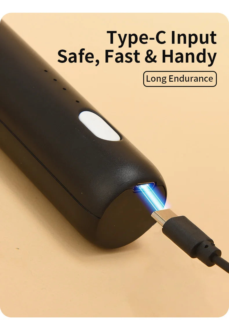 Electric Milk Frother – Wireless Handheld Foam Maker for Coffee and Baking