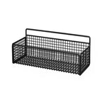 Bilayer Grid Wall Shelf – Adhesive Bathroom Organizer for Shower Storage