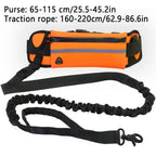 Hands-Free Dog Running Leash – Reflective Elastic Waist Belt for Outdoor Exercise