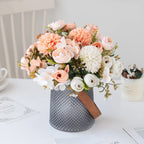 Silk Tea Rose Buds – Artificial Floral Decor for Wedding Bouquets and Crafts