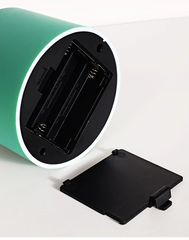 Retro LED Battery Powered Bulb Lamp – Portable Desktop Light for Bedroom Decor