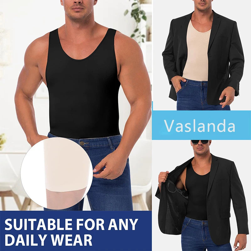 Men Full Body Shapewear – Compression Bodysuit for Tummy Control