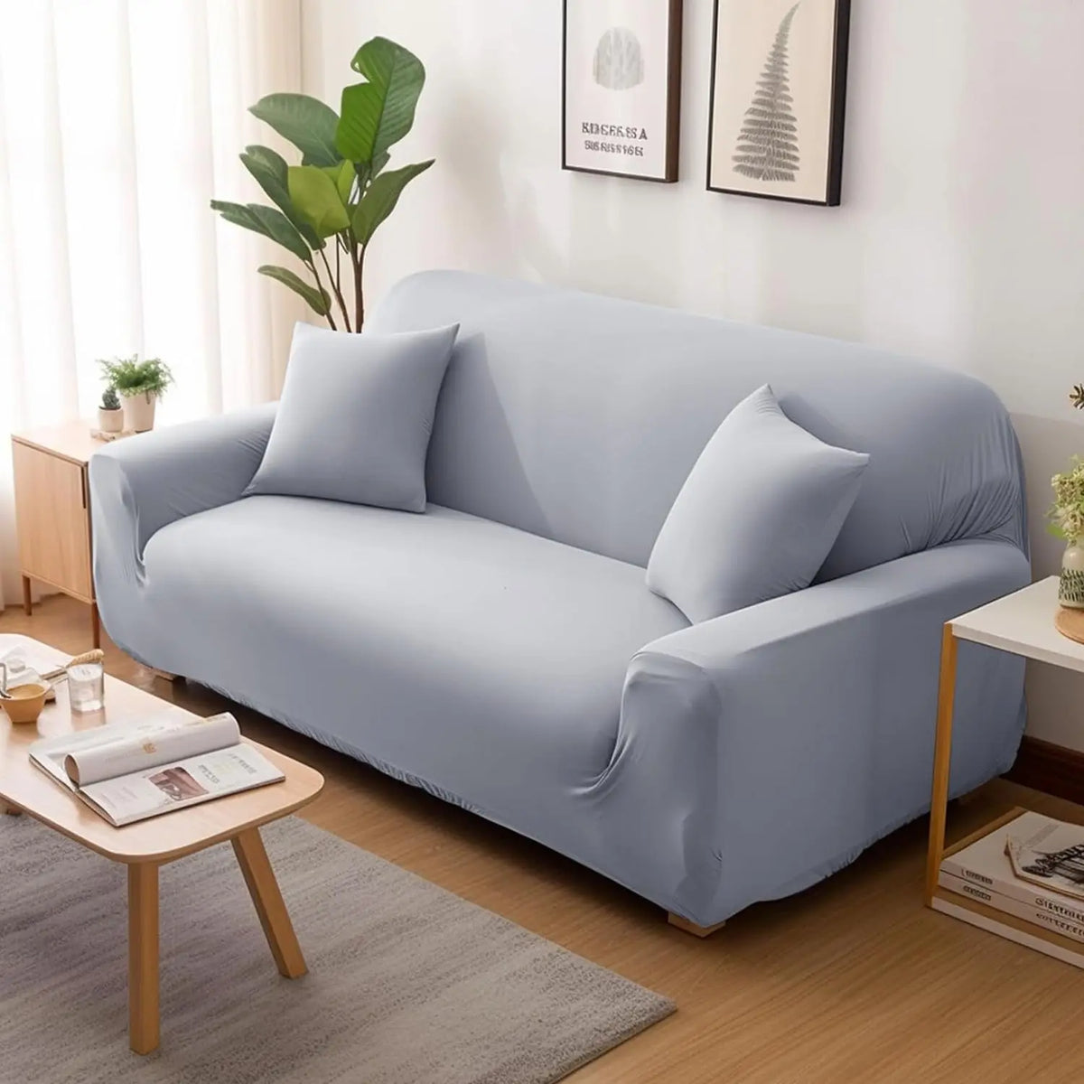 Thickened Elastic Sofa Slipcovers – Sectional Corner Couch Protection for Living Room
