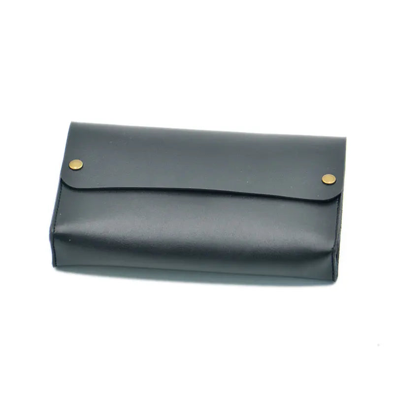 Large PU Leather Cosmetic Bag – Waterproof Travel Organizer for Toiletries