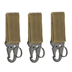 Tactical Nylon Webbing Carabiner – Heavy Duty Keychain for Outdoor Camping