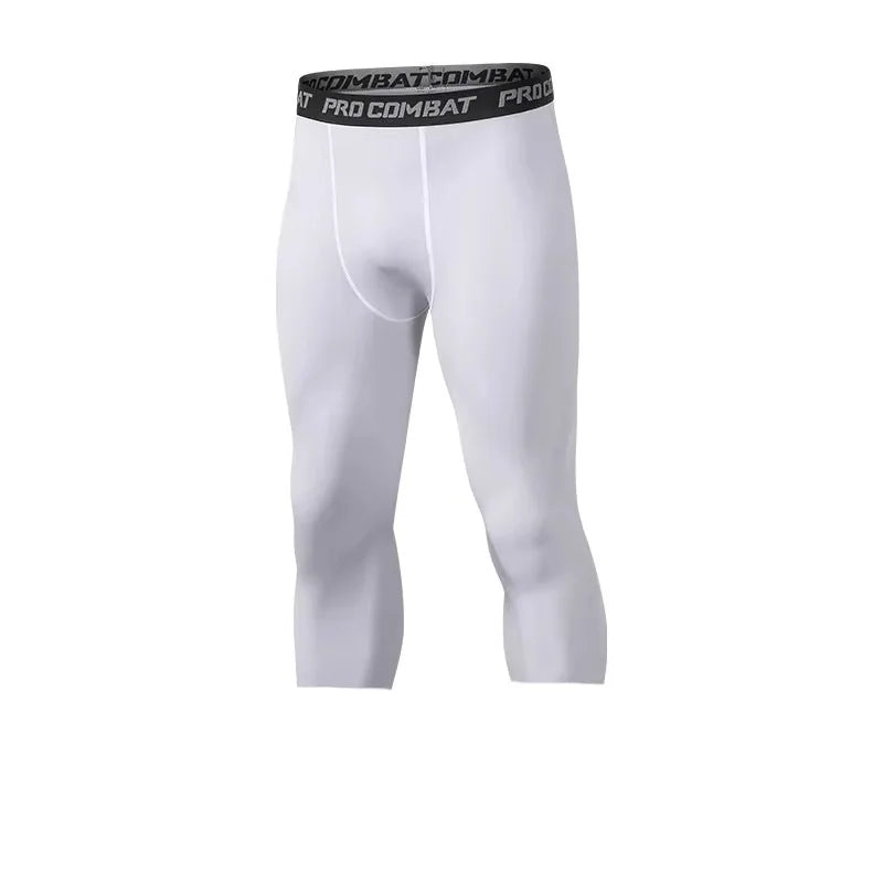 Mens Compression Tights – Moisture Wicking Baselayer for Athletic Workout