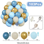 Metallic Pearl and Confetti Balloons – Decorative Latex Set for Party Events