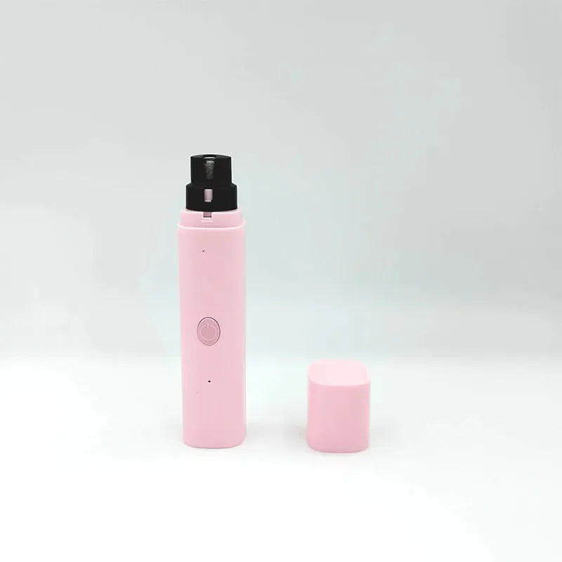 Electric Pet Nail Grinder – USB Rechargeable LED Grooming Tool for Cats and Dogs