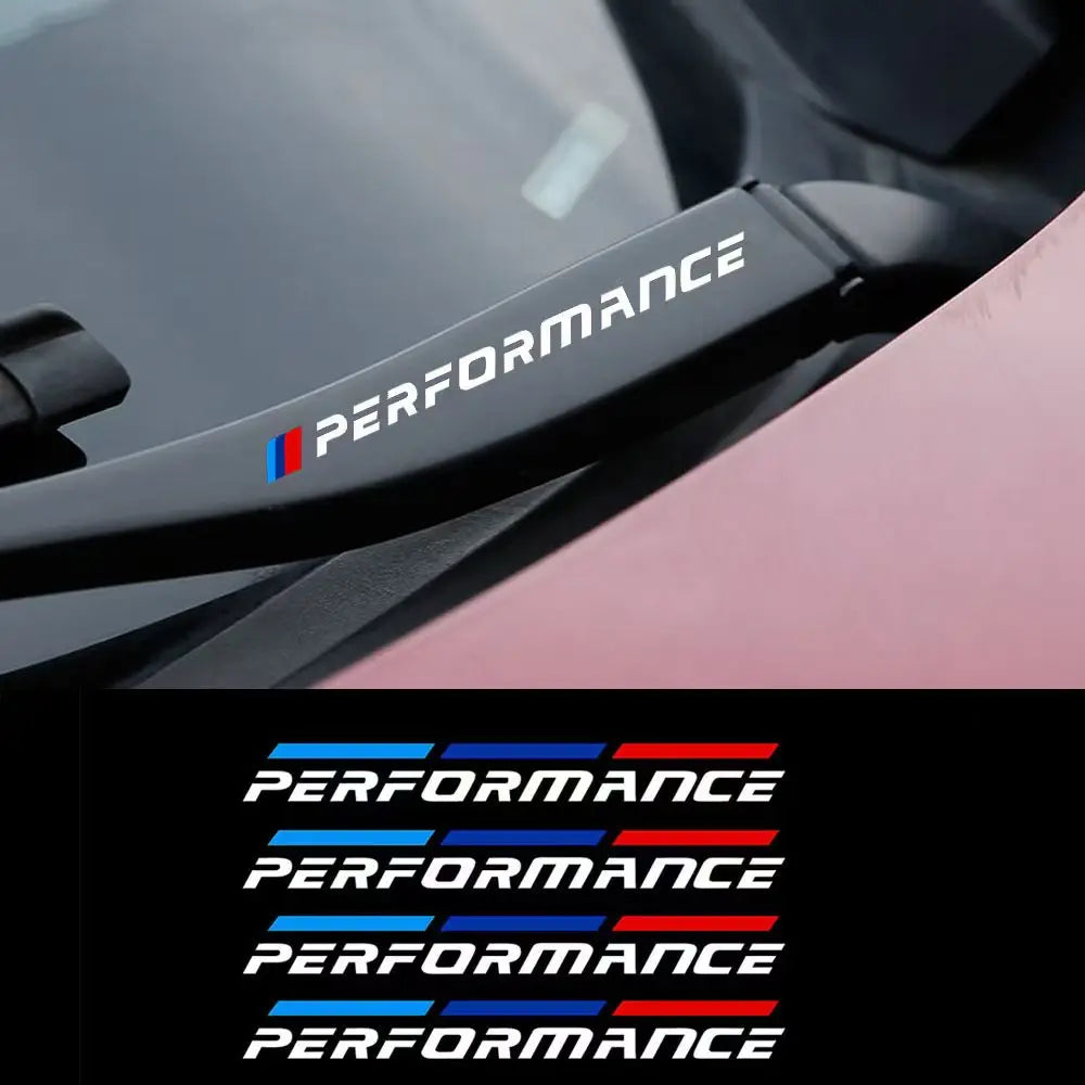 MPower Performance Wiper Stickers – Vinyl Decal Accessories for BMW Vehicles