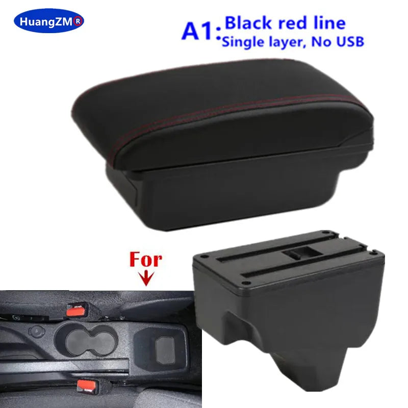 Center Console Armrest Box – Storage Organizer for Peugeot 208 and 2008