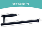 Adhesive Paper Towel Holder – Wall Mounted Rack for Kitchen and Bathroom