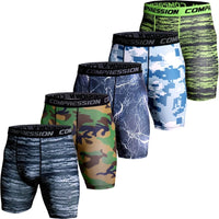 Compression Shorts – 3D Printed Camouflage for Gym and Bodybuilding