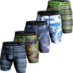 Compression Shorts – 3D Printed Camouflage for Gym and Bodybuilding