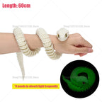60cm 3D Printed Articulated Snake – Luminous Realistic Desktop Ornament