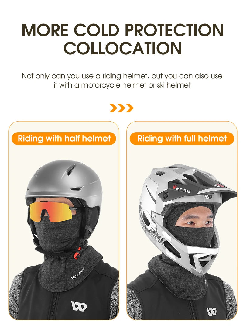 Fleece Balaclava Full Face Mask – Thermal Winter Gear for Outdoor Sports
