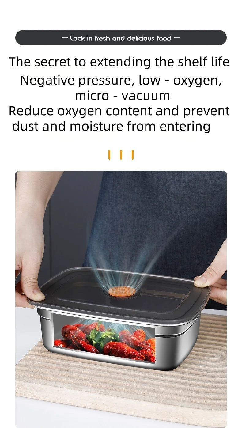 Stainless Steel Bento Box – Leak-Proof Food Container for Camping and Lunch