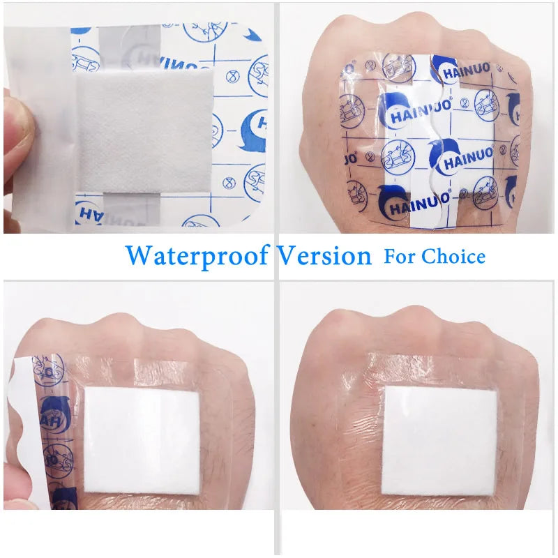 Sterile Waterproof Adhesive Bandages – Breathable Wound Dressing for First Aid