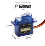 SG90 Micro Servo Motor – 9G RC Component for Airplane and Helicopter Models