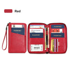 RFID Leather Passport Wallet – Anti-Theft Card Holder for Travel