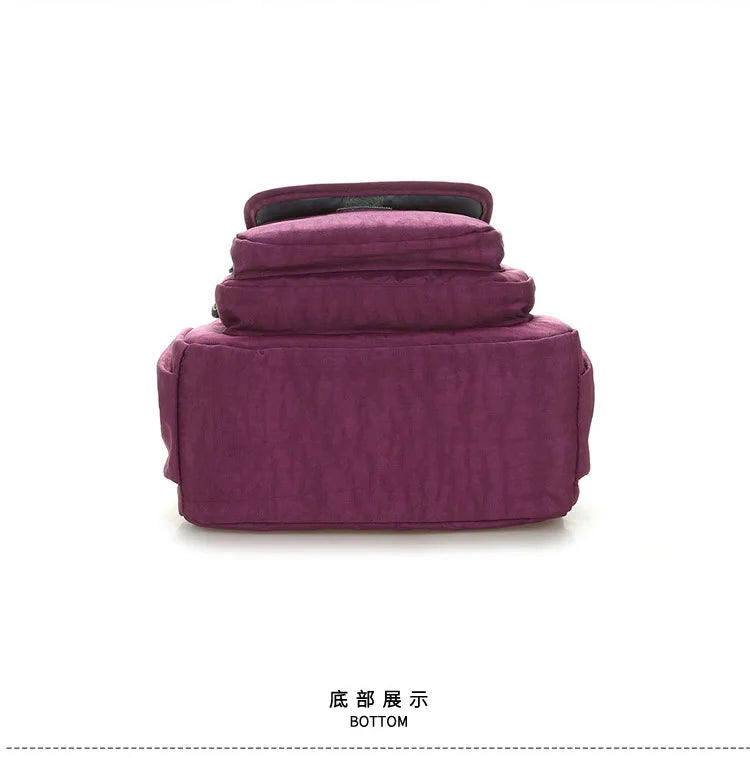 Mini Oxford Cloth Backpack – Small Shoulder Purse for Outdoor Travel