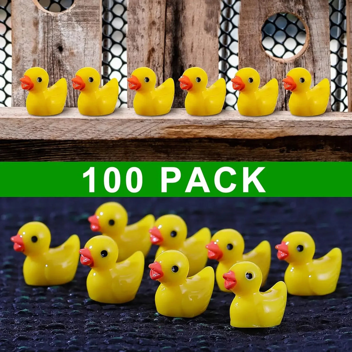 Miniature Resin Duck Figurines – Tiny Animal Charms for Micro Landscapes