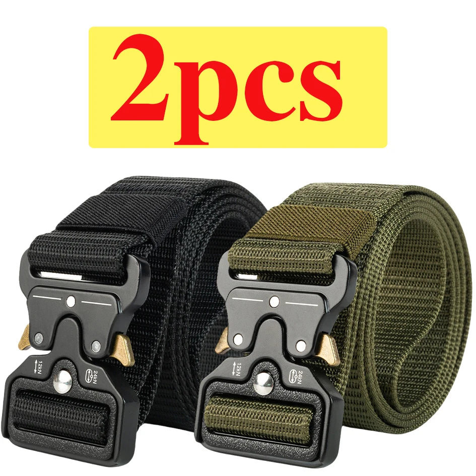 Tactical Nylon Belt – Multi-Functional Canvas Strap for Military Training