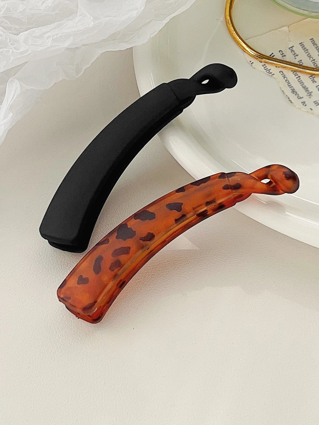 Large Banana Hair Clips – 5 Inch Non Slip Claw Accessories for Thick Hair