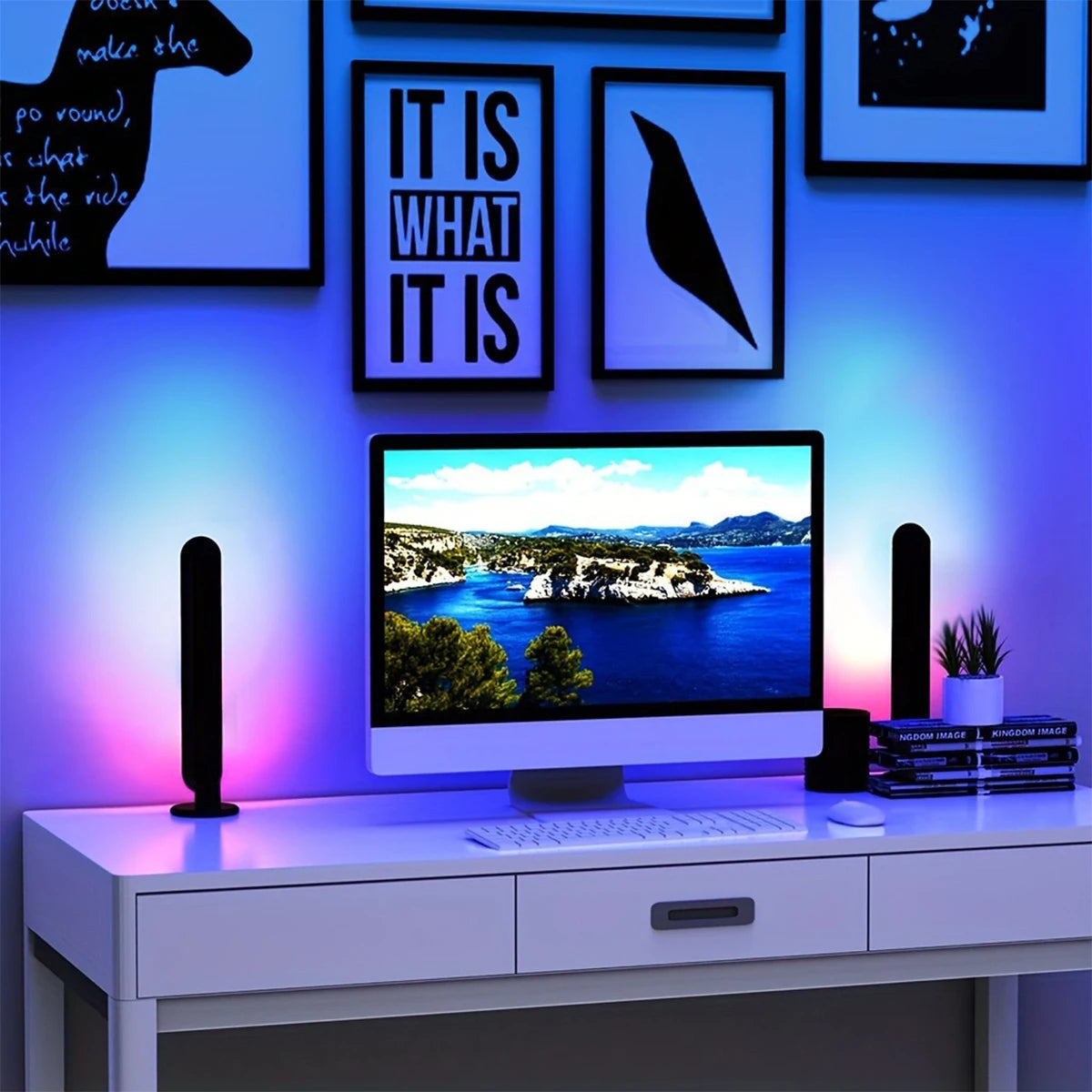 RGB LED Strip Lights – Music Sync Remote Control for Room Atmosphere Decoration