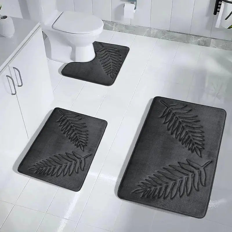 Memory Foam Bath Mat – Non-Slip Water Absorbent Rug for Bathroom