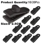 Heavy Duty Tarp Clips – Shark Tent Fasteners for Outdoor Camping and Awnings