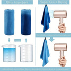 Ultra-Absorbent Microfiber Towel – Quick-Drying Compact Gear for Sports and Outdoors
