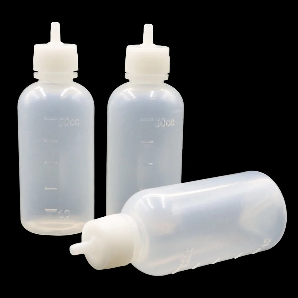 Squeezable Applicator Bottles – Transparent Precision Glue Dispenser for DIY
